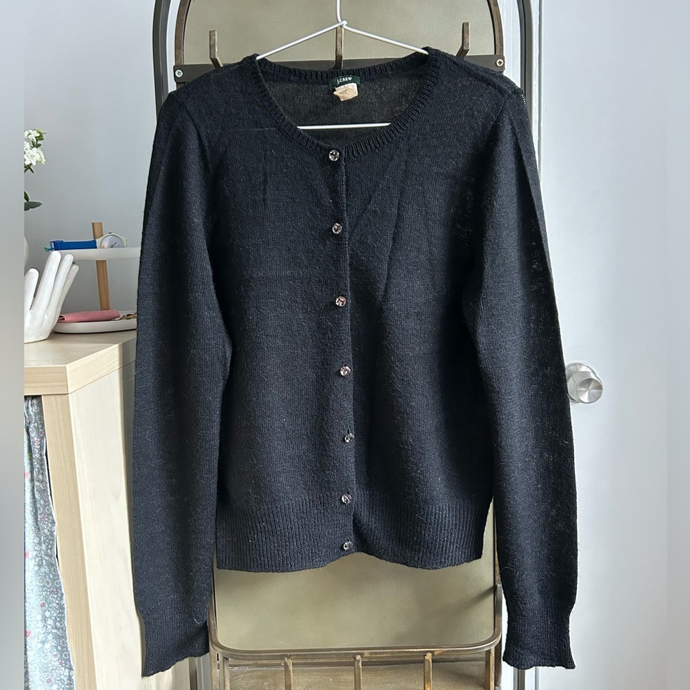 I. Crew women’s black cardigan